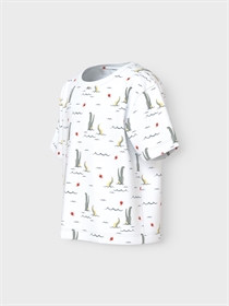 NAME IT Løs T-Shirt Valther Bright White 